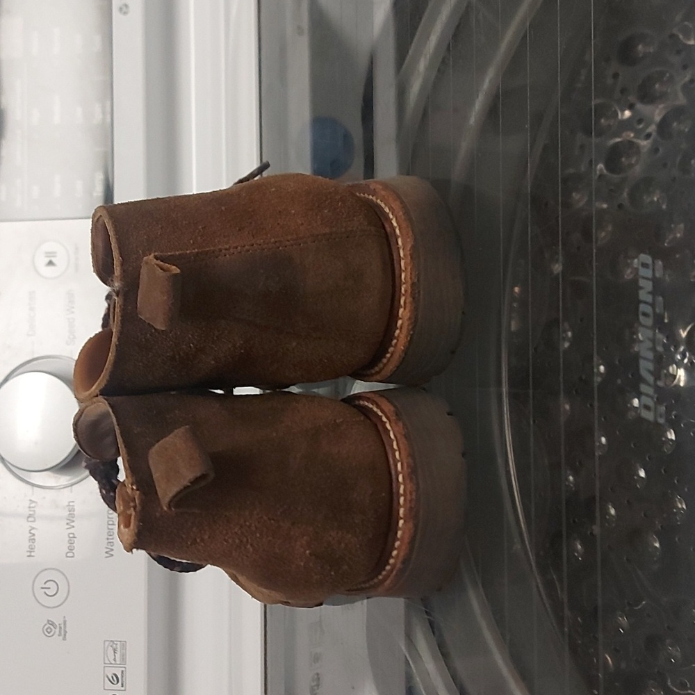 Armani Brown Roughout Suede Chukka Boots - Picture 5 of 13